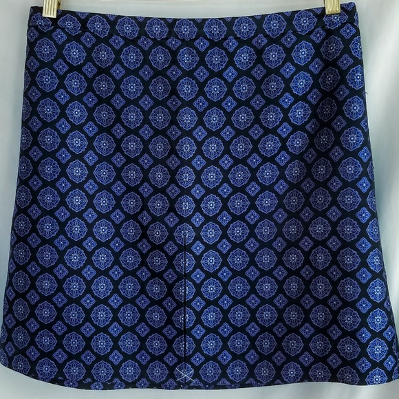 J. CREW Silk Medallion Print Skirt, Sz 10 (NWOT) - Picture 4 of 8